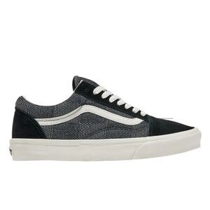 NIB Vans Old Skool 'Checkerboard Denim - Black Sz Mens 9.5 Womens 11